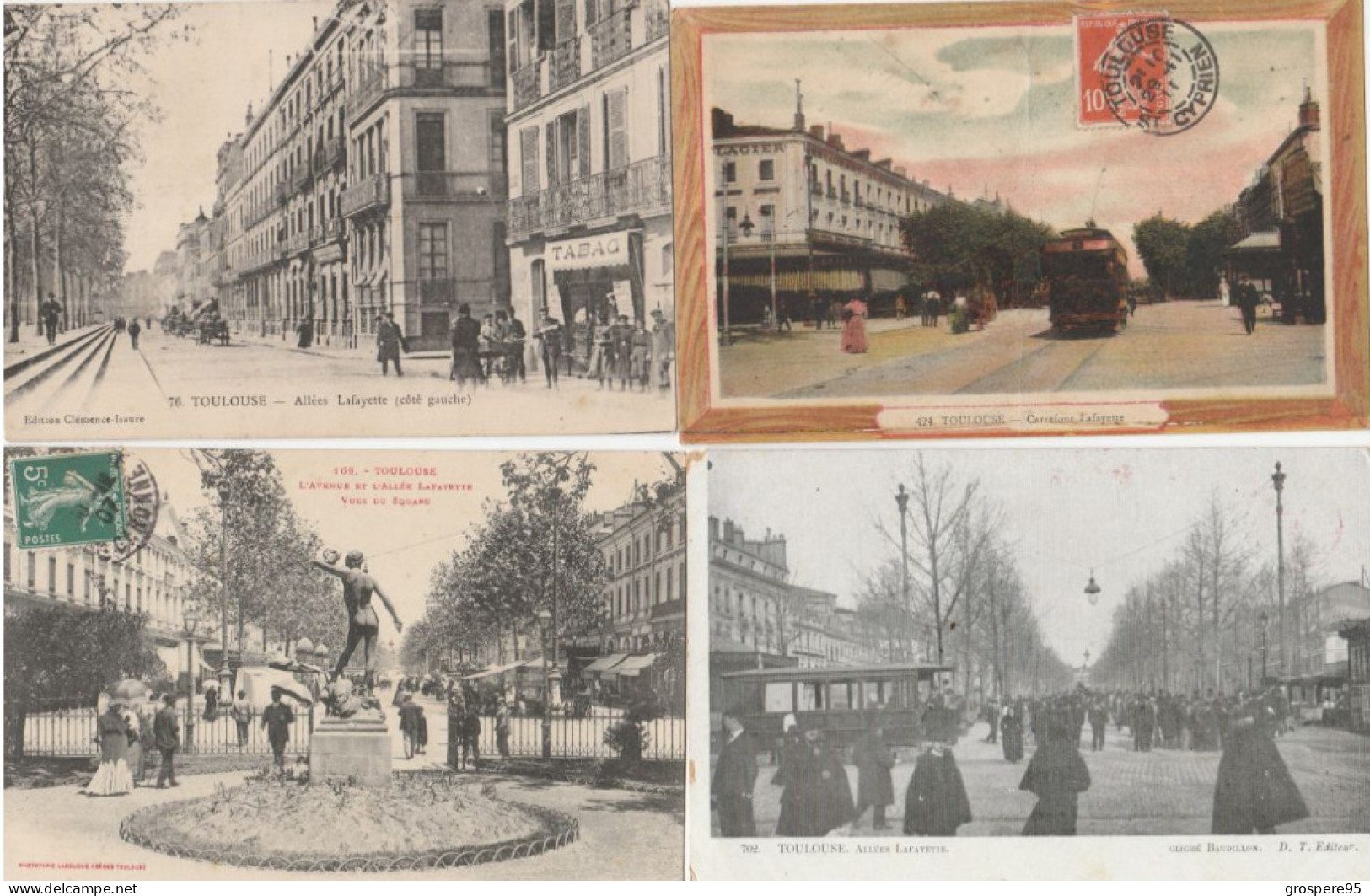 TOULOUSE LOT DE 19 CARTES ANCIENNES - Collezioni E Lotti