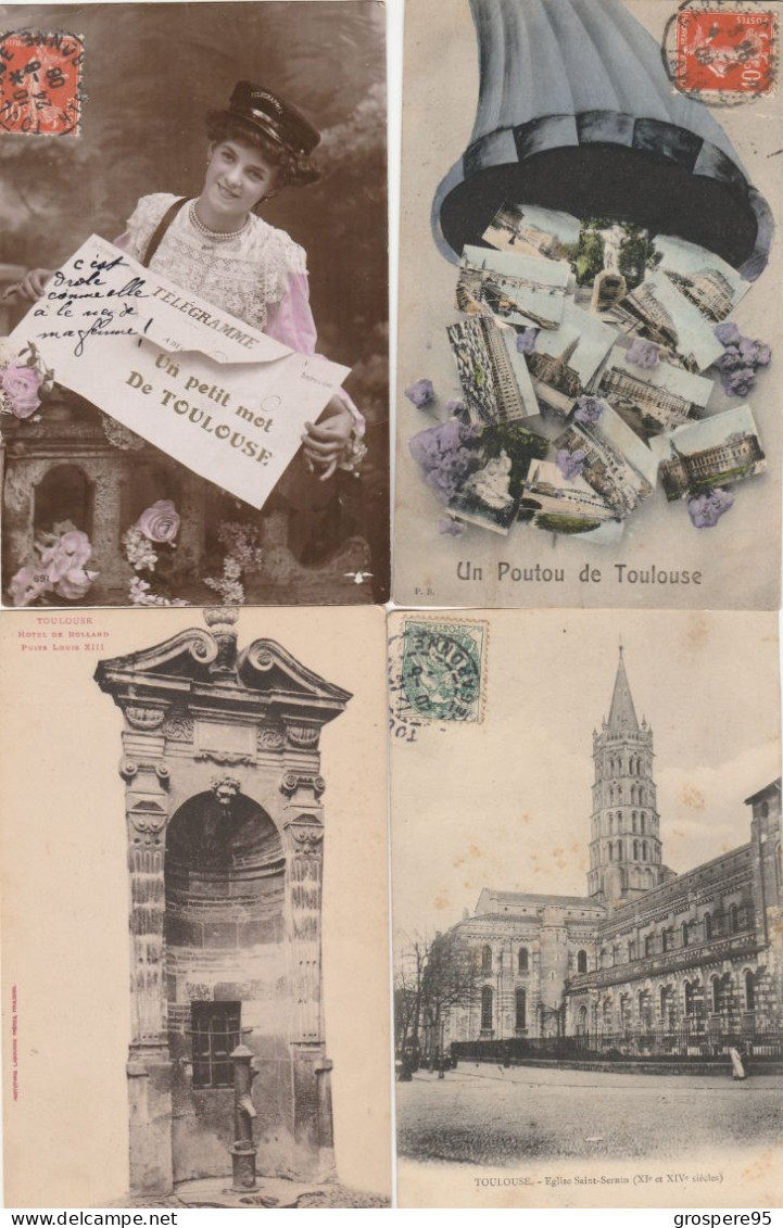 TOULOUSE LOT DE 19 CARTES ANCIENNES - Sammlungen & Sammellose