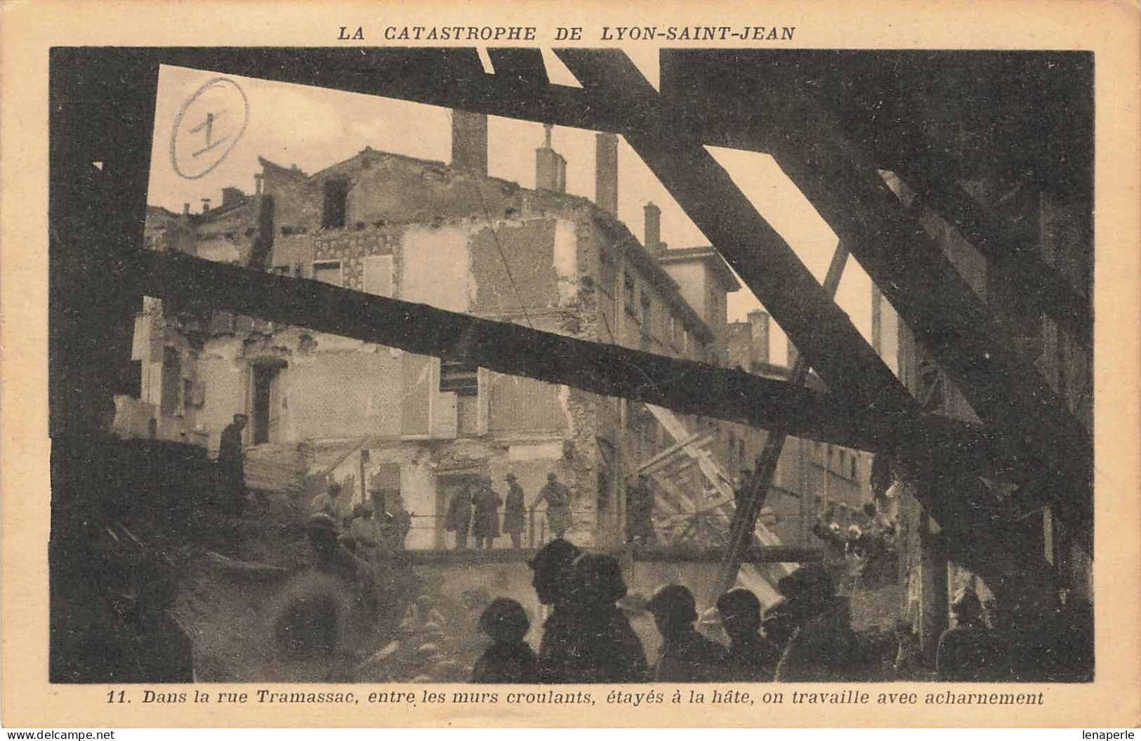 D9485 La Catastrophe De Lyon Saint Jean - Sonstige & Ohne Zuordnung