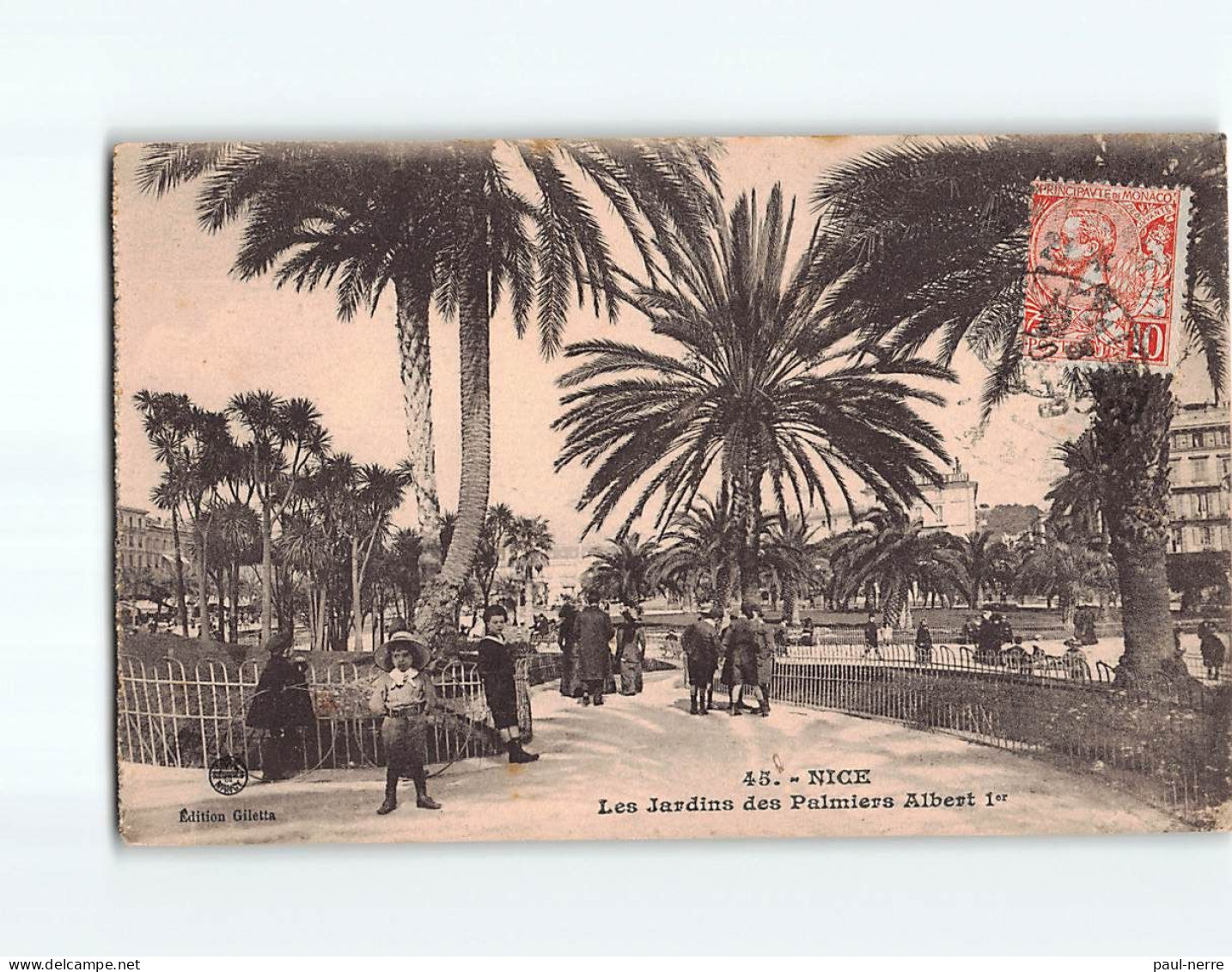 NICE : Les Jardins Des Palmiers Albert 1er - état - Otros & Sin Clasificación