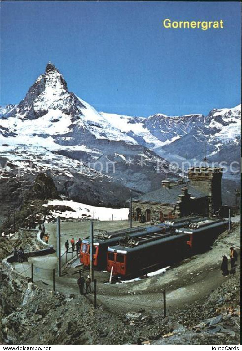 11903957 Gornergrat Zermatt Bahnstation Mit Matterhorn Gornergrat Zermatt - Other & Unclassified