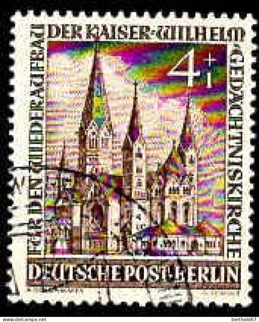 Berlin Poste Obl Yv: 92 Mi:106 Kaiser-Wilhelm-Gedächniskirche (Beau Cachet Rond) - Gebraucht