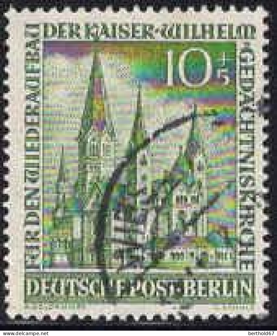 Berlin Poste Obl Yv: 93 Mi:107 Kaiser-Wilhelm-Gedächniskirche (cachet Rond) - Gebraucht