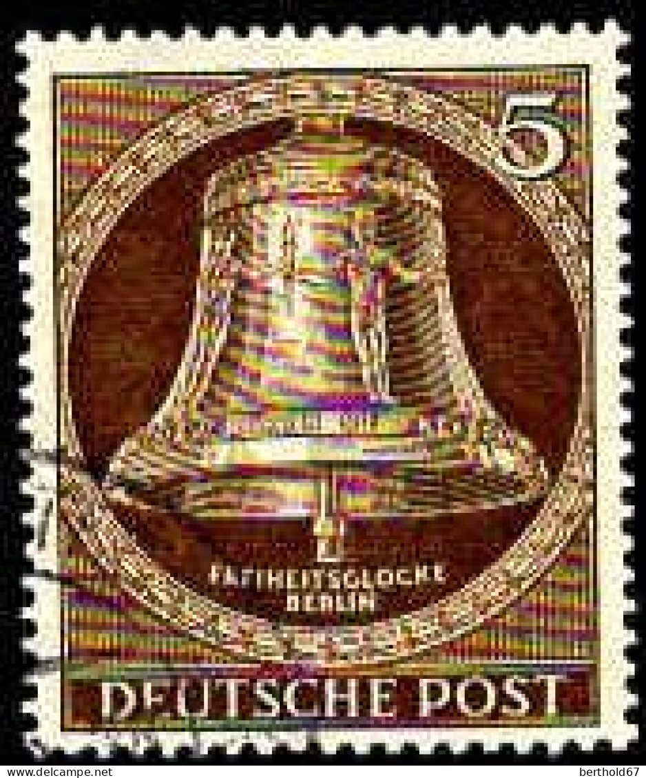 Berlin Poste Obl Yv: 87 Mi:101 Freiheitsglocke Berlin Marteau Au Milieu (Beau Cachet Rond) - Used Stamps