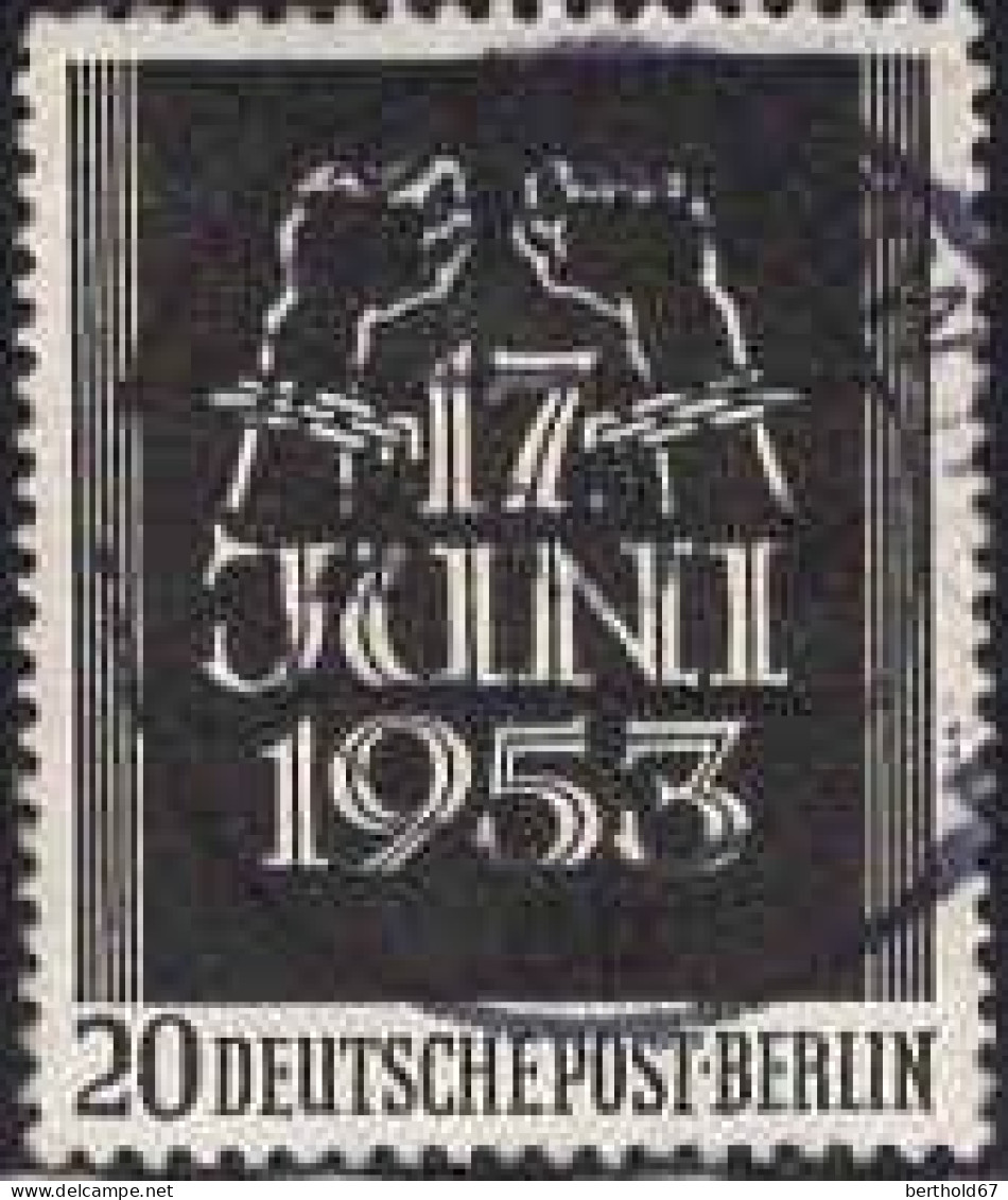 Berlin Poste Obl Yv: 96 Mi:110 17.Juni 1953 (Beau Cachet Rond) - Used Stamps