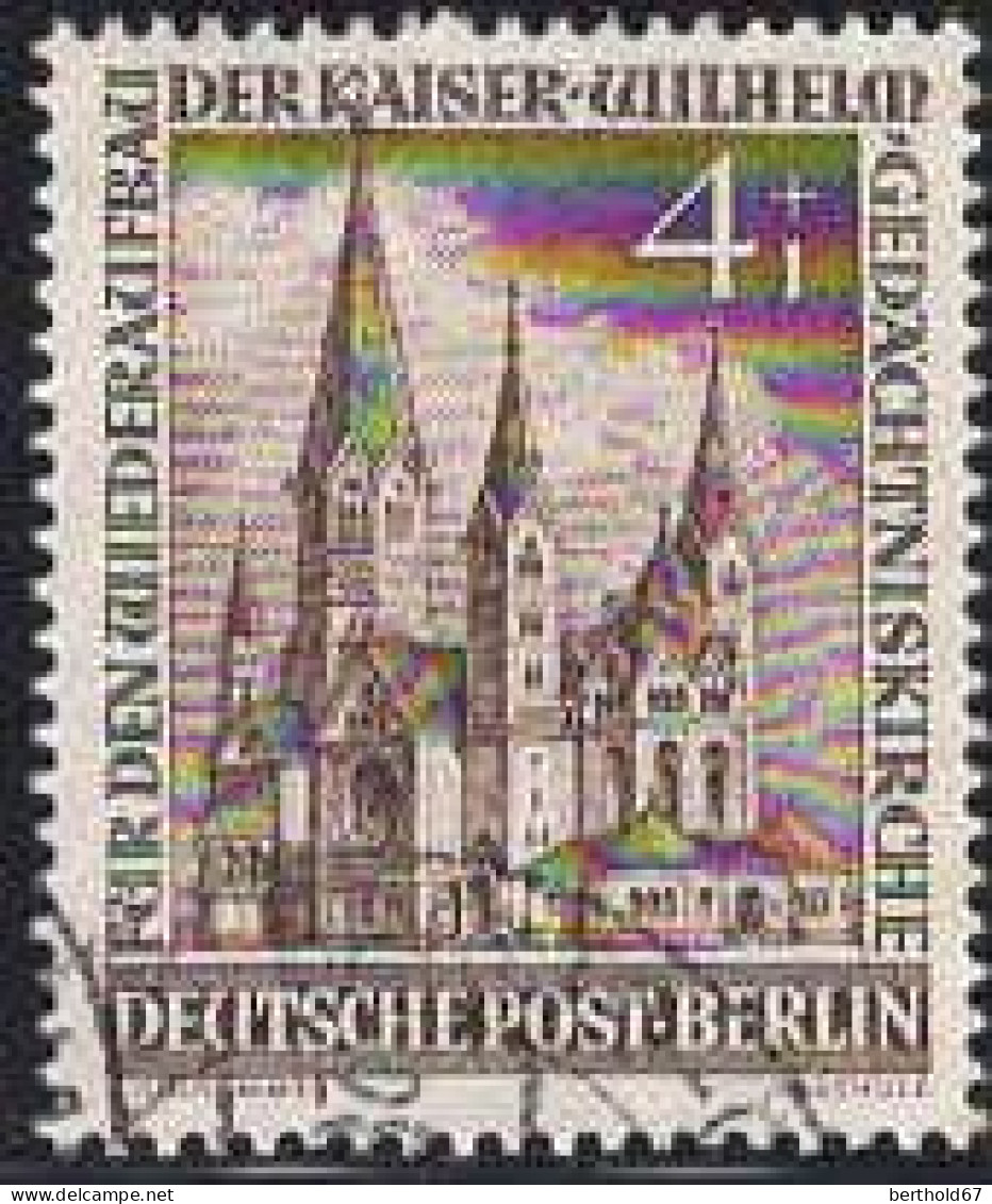 Berlin Poste Obl Yv: 92 Mi:106 Kaiser-Wilhelm-Gedächniskirche (cachet Rond) - Oblitérés