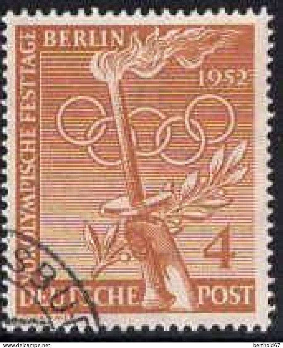 Berlin Poste Obl Yv: 74 Mi:88 Vorolympische Festage Berlin (Beau Cachet Rond) - Used Stamps