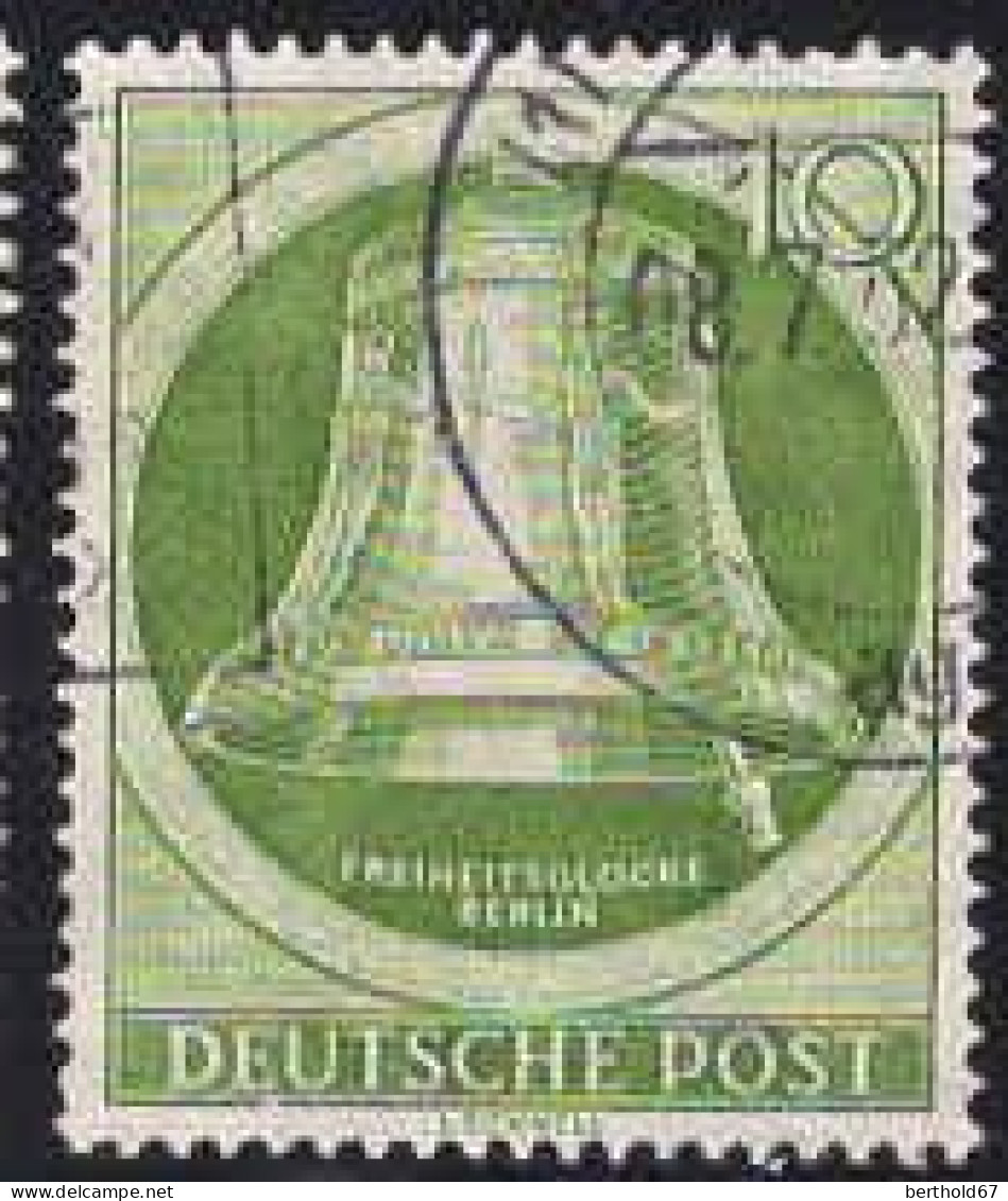 Berlin Poste Obl Yv: 69 Mi:83 Freiheitsglocke Berlin Marteau à Droite (Beau Cachet Rond) - Oblitérés