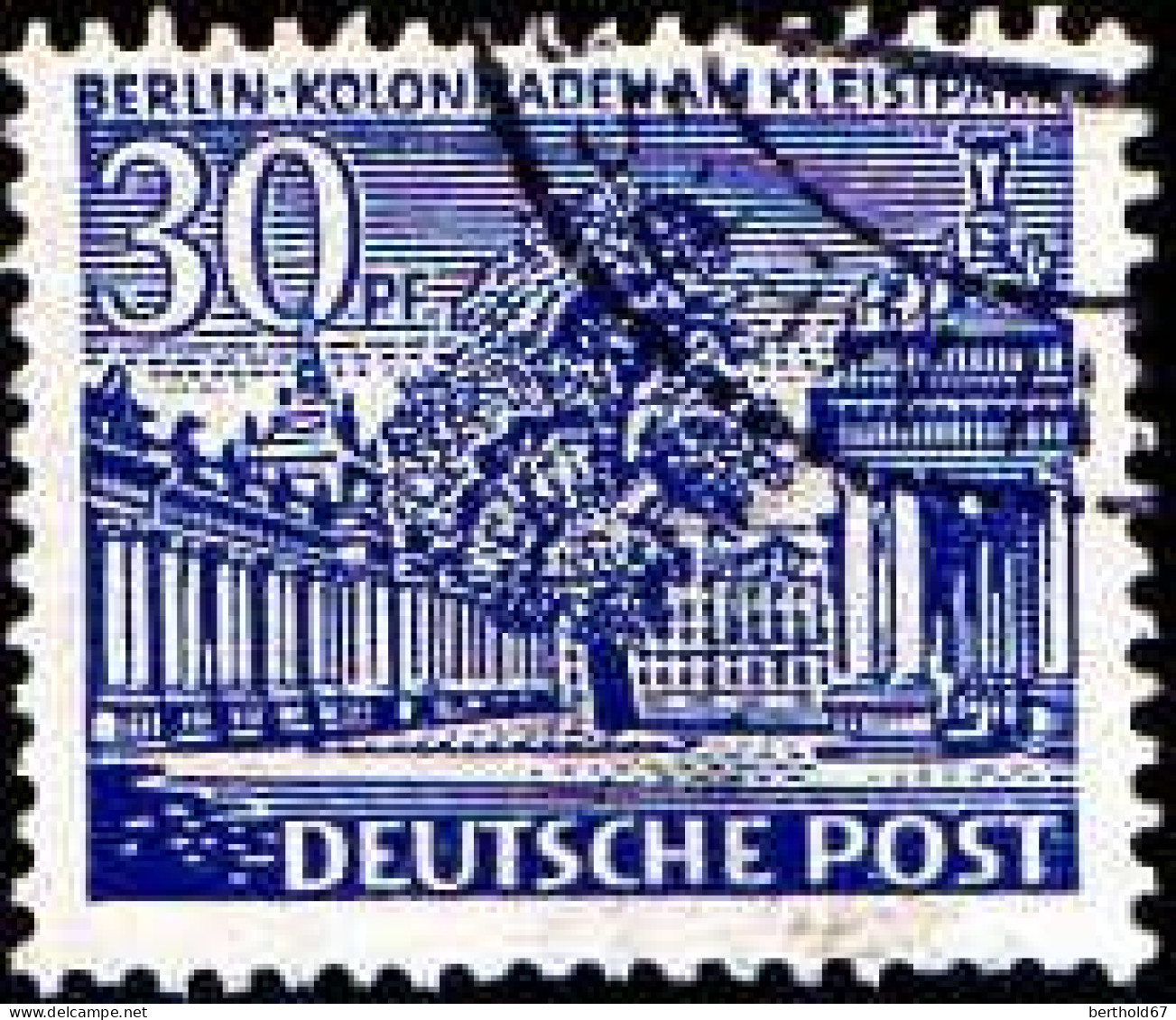 Berlin Poste Obl Yv: 37 Mi:51 Berlin-Kolonnaden Am Kleistpark (Beau Cachet Rond) - Gebruikt