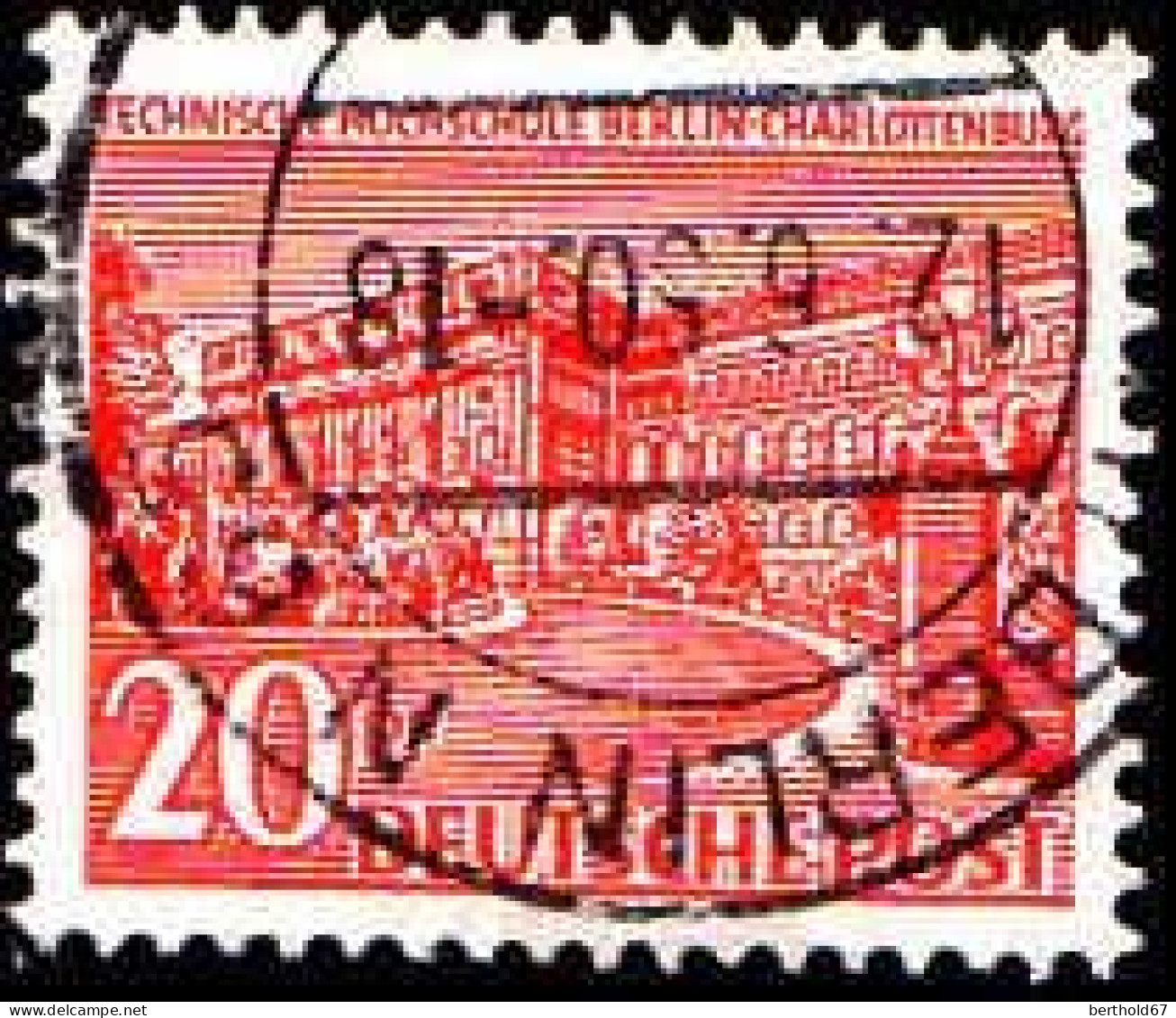Berlin Poste Obl Yv: 35 Mi:49 Technische Hochschule Berlin-Charlottenburg (TB Cachet à Date) 12.6.50 - Used Stamps