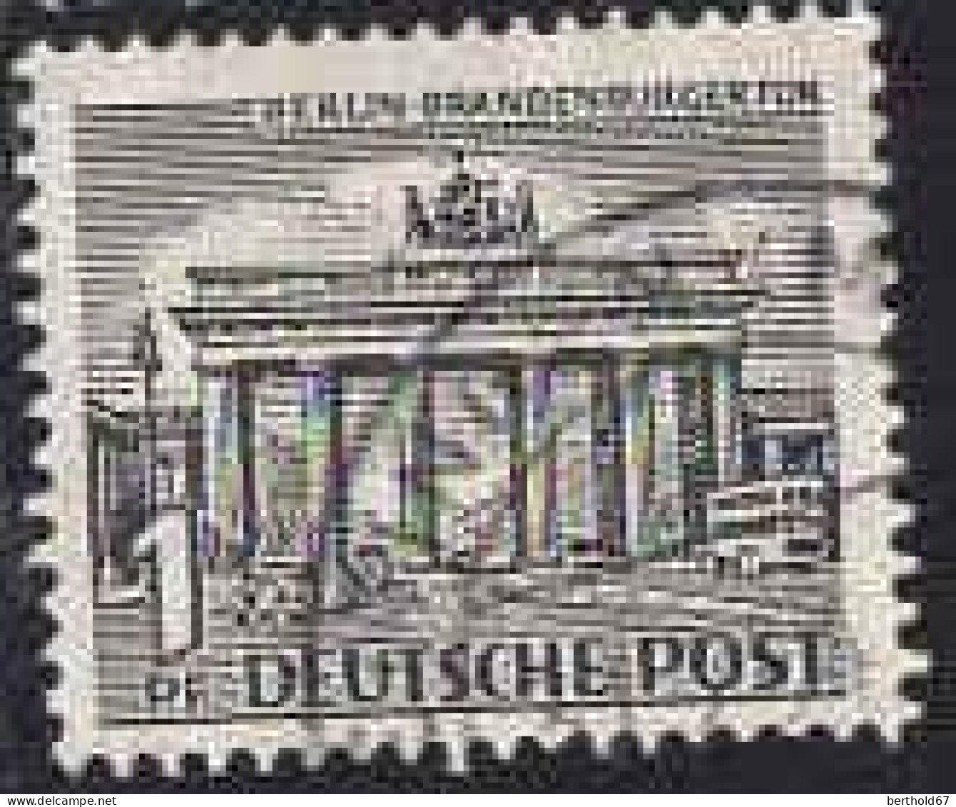Berlin Poste Obl Yv: 28 Mi:42 Berlin Brandenburger Tor (TB Cachet Rond) - Gebruikt