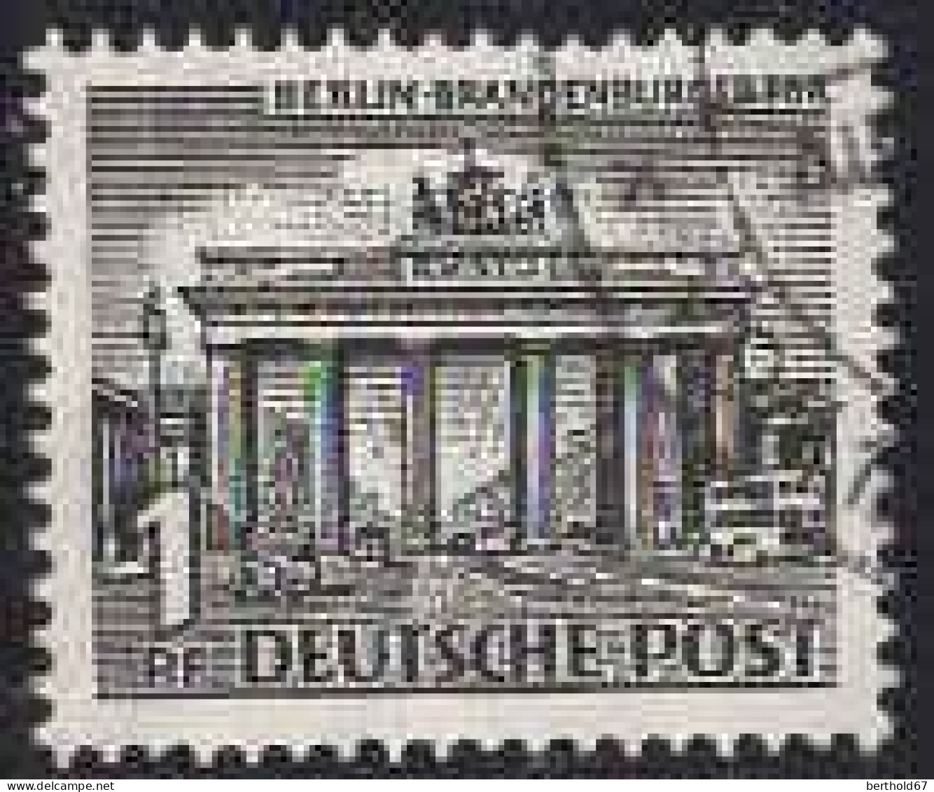 Berlin Poste Obl Yv: 28 Mi:42 Berlin Brandenburger Tor (Beau Cachet Rond) - Oblitérés