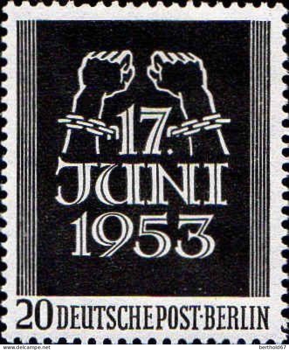 Berlin Poste N** Yv: 96 Mi:110 17.Juni 1953 - Neufs