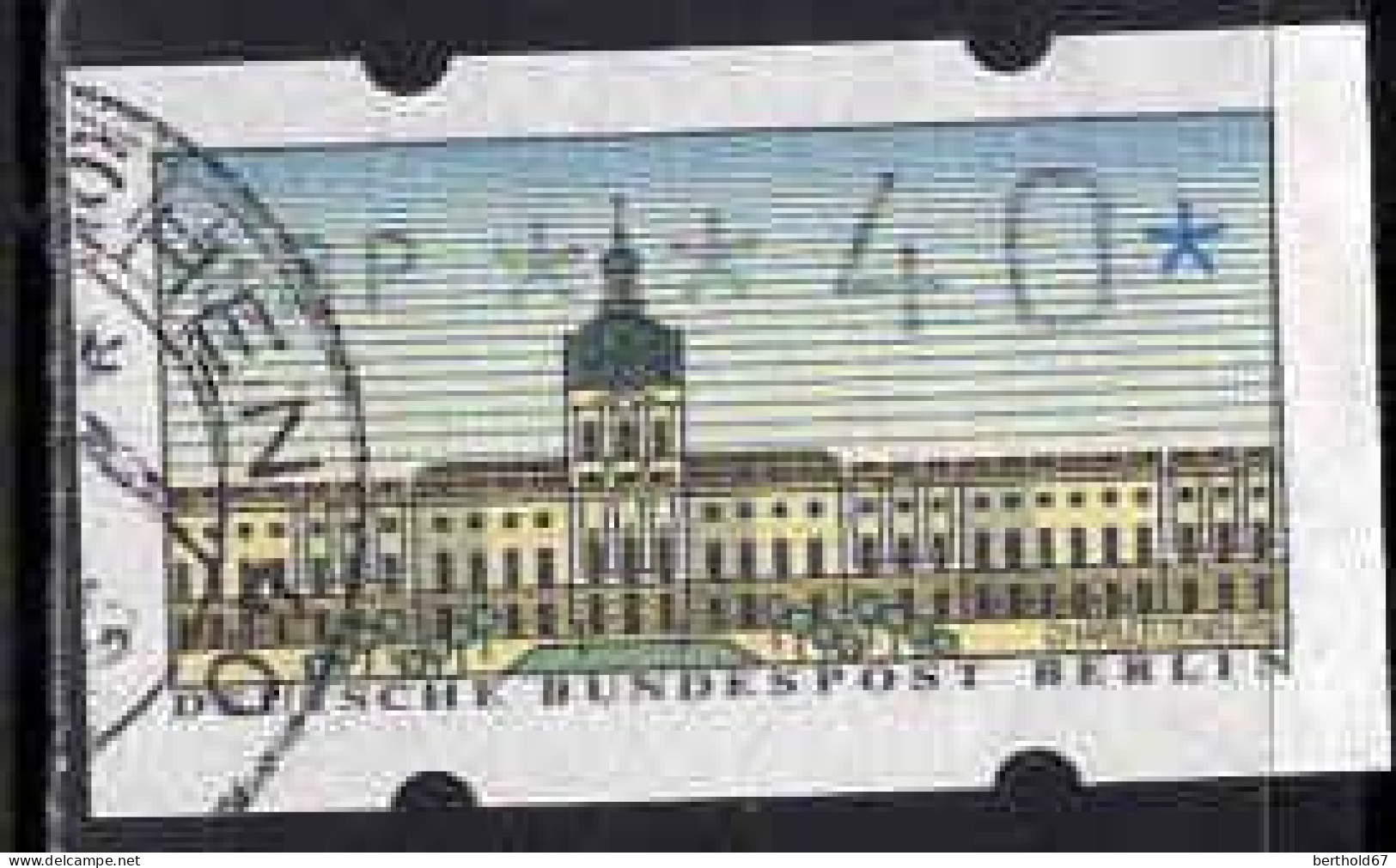 Berlin Distrib Obl Yv: 9 Mi:9 Château De Charlottenburg 40 (Beau Cachet Rond) - Used Stamps