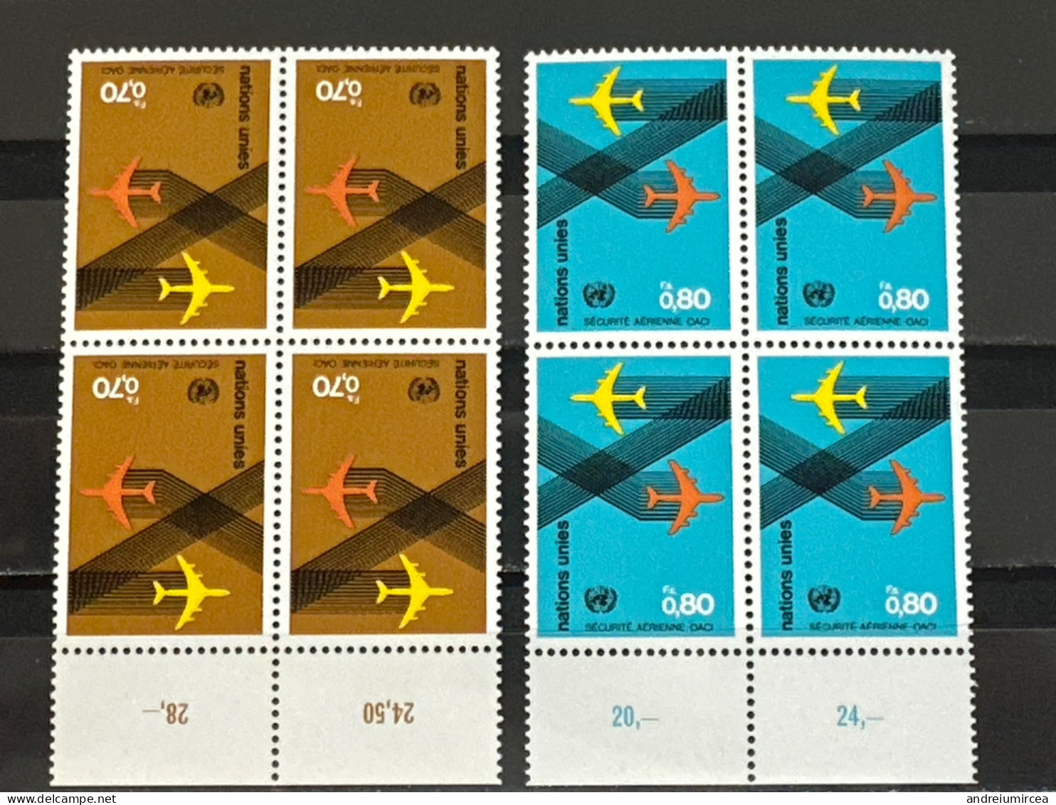 Nations Unies Genève MNH  Sécurité Aérienne - Unused Stamps