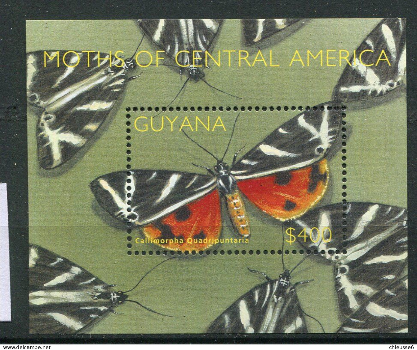 Guyane ** Bloc 445 - Papillons - Guyana (1966-...)