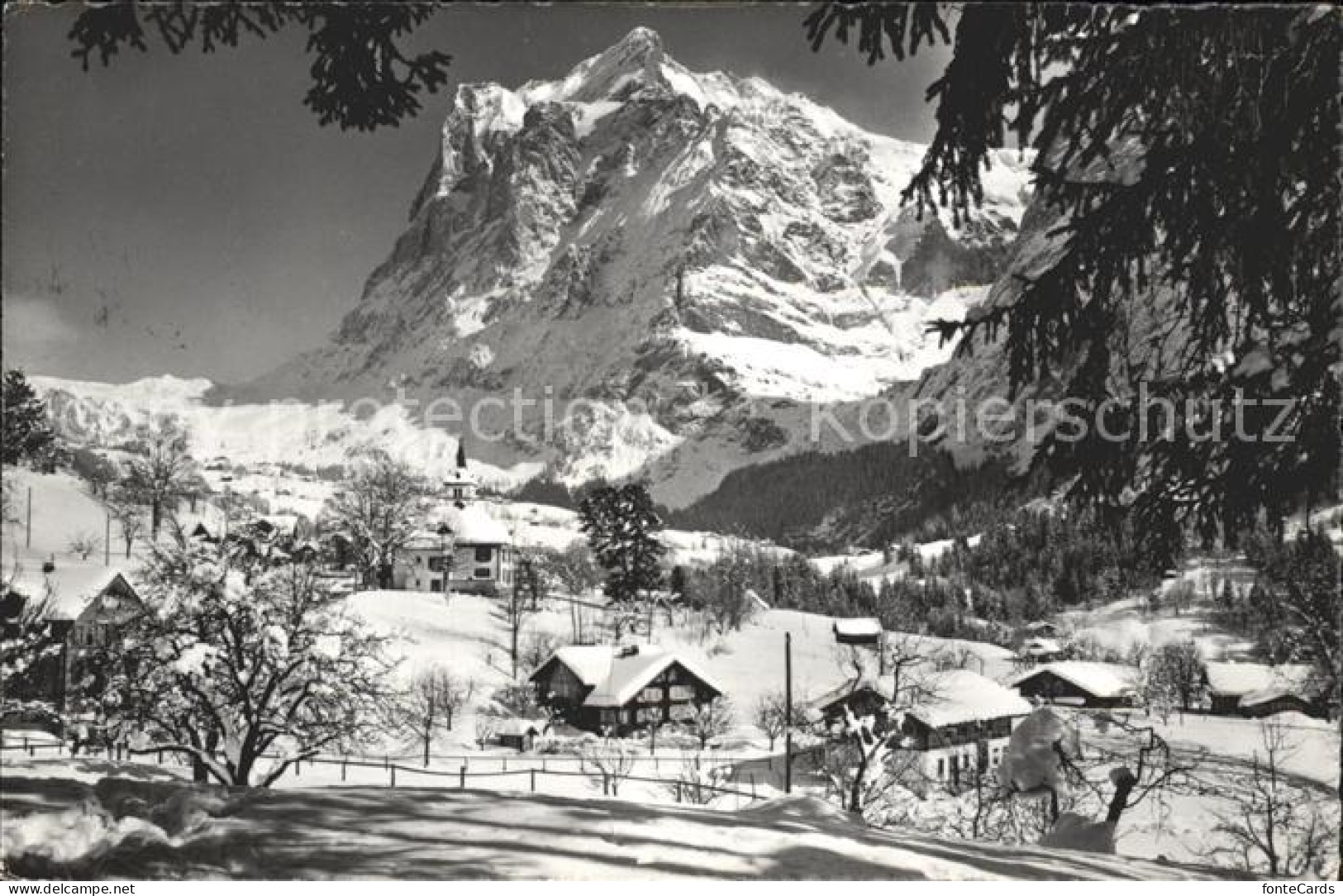11902627 Grindelwald Mit Wetterhorn Grindelwald - Altri & Non Classificati