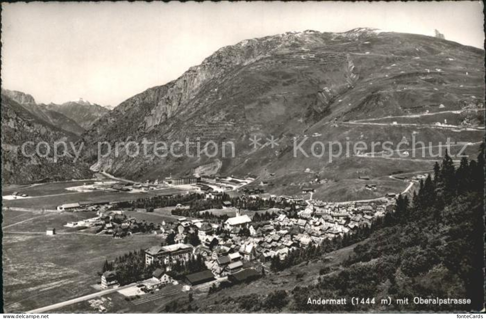 11902547 Andermatt Mit Oberalpstrasse Andermatt - Autres & Non Classés