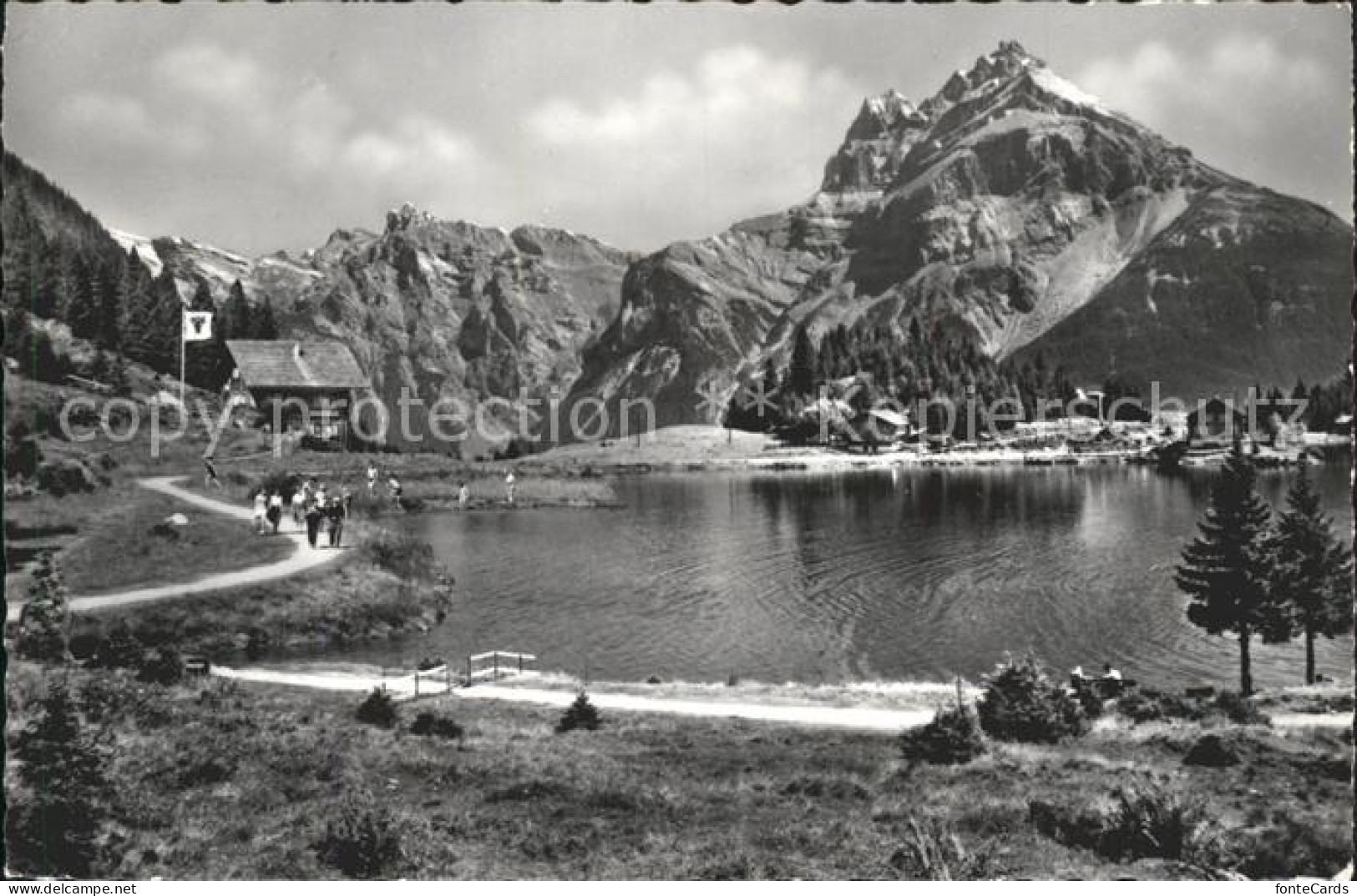 11901737 Arnisee Mit Windgaelle Gasthaus Pension Arni Amsteg - Sonstige & Ohne Zuordnung