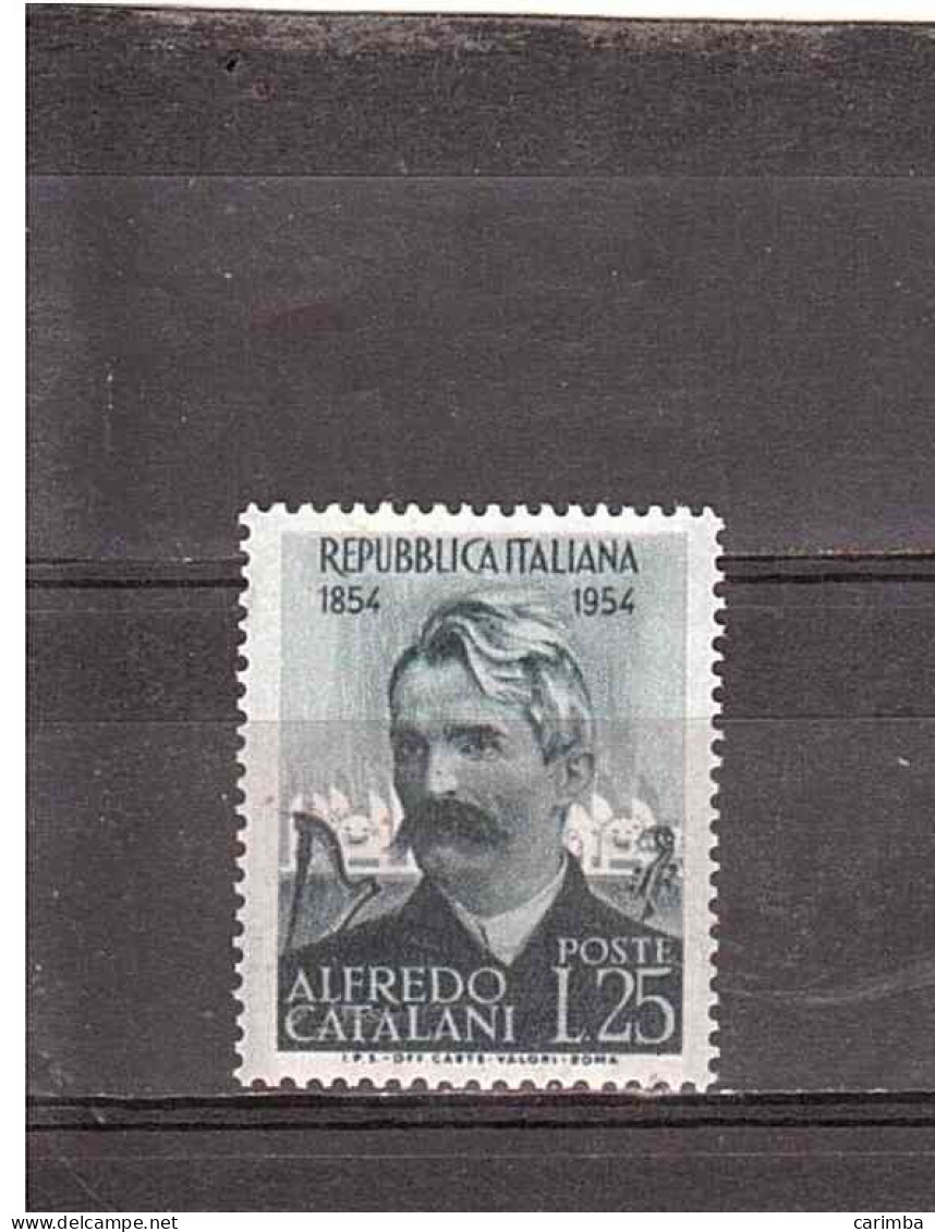 1954 L.25 ALFREDO CATALANI - 1946-60: Nieuw/plakker