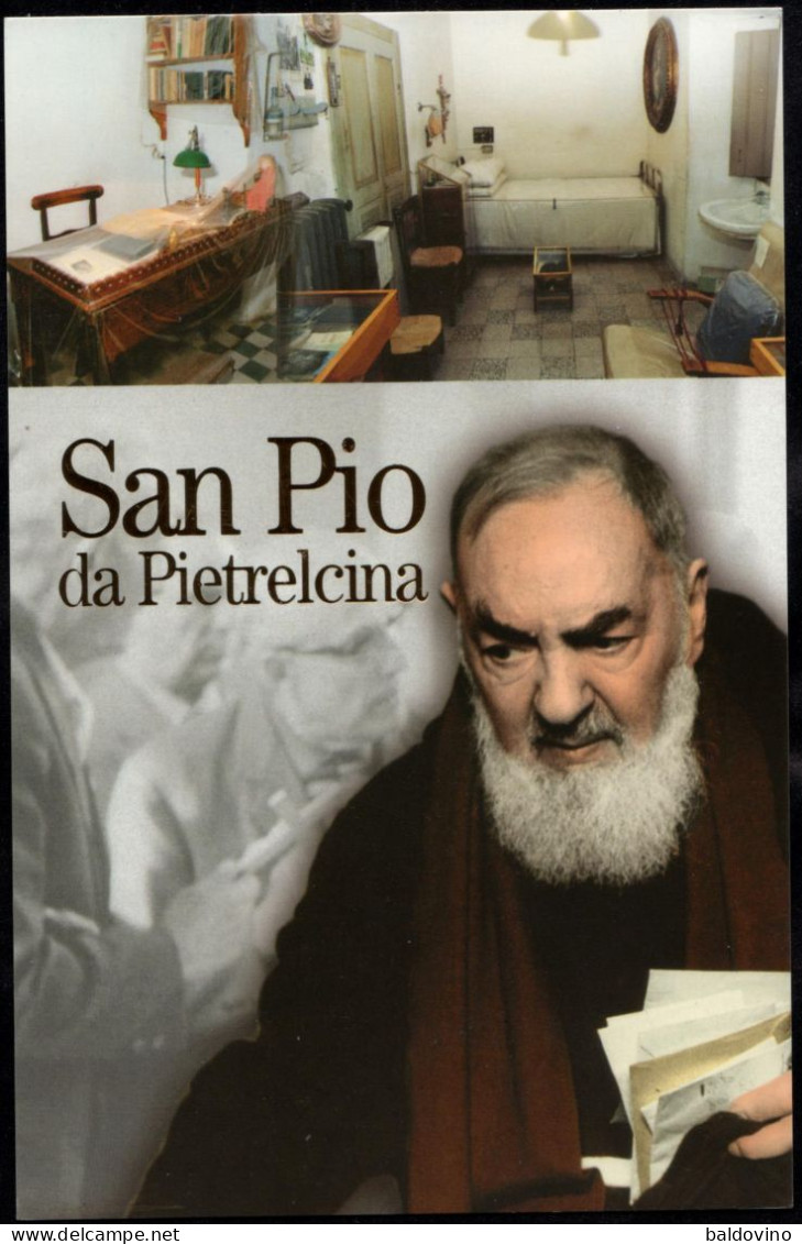 Italia 1988 Cartolina Viaggiata + 2002 Padre Pio Santo - Saints