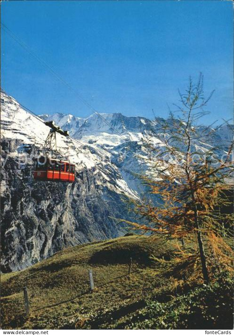 11899477 Muerren BE Schilthornbahn Bergbahn Berner Alpen Muerren - Altri & Non Classificati