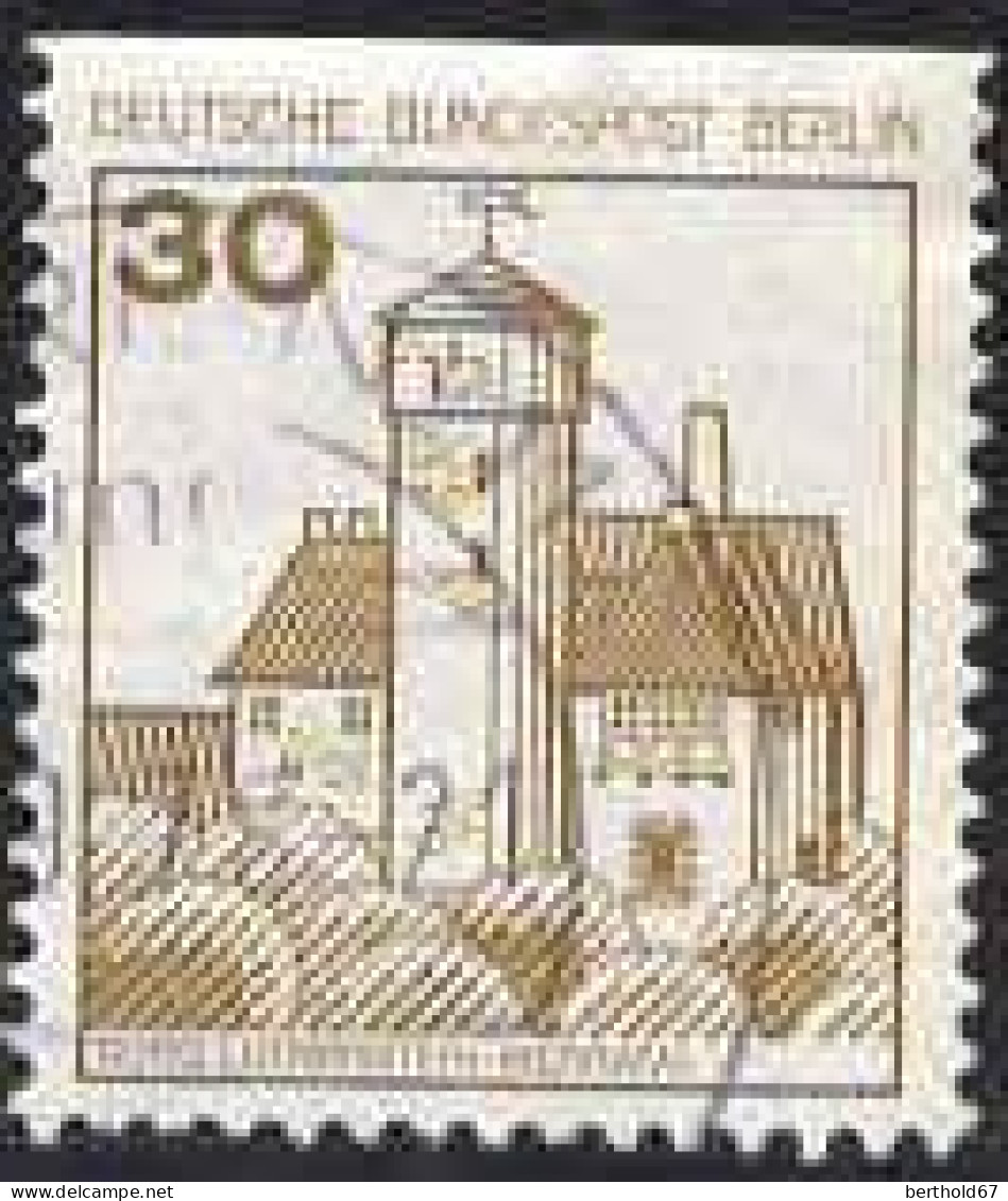Berlin Poste Obl Yv:498b Mi:534C Burg Ludwigstein-Werratal (cachet Rond) - Gebraucht