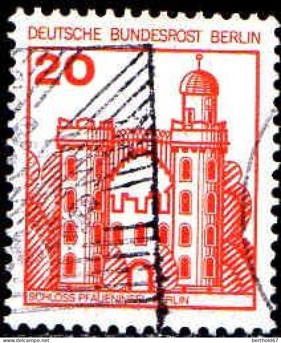 Berlin Poste Obl Yv:497 Mi:533AI Schloss Pfaueninsel-Berlin (Belle Obl.mécanique) - Used Stamps