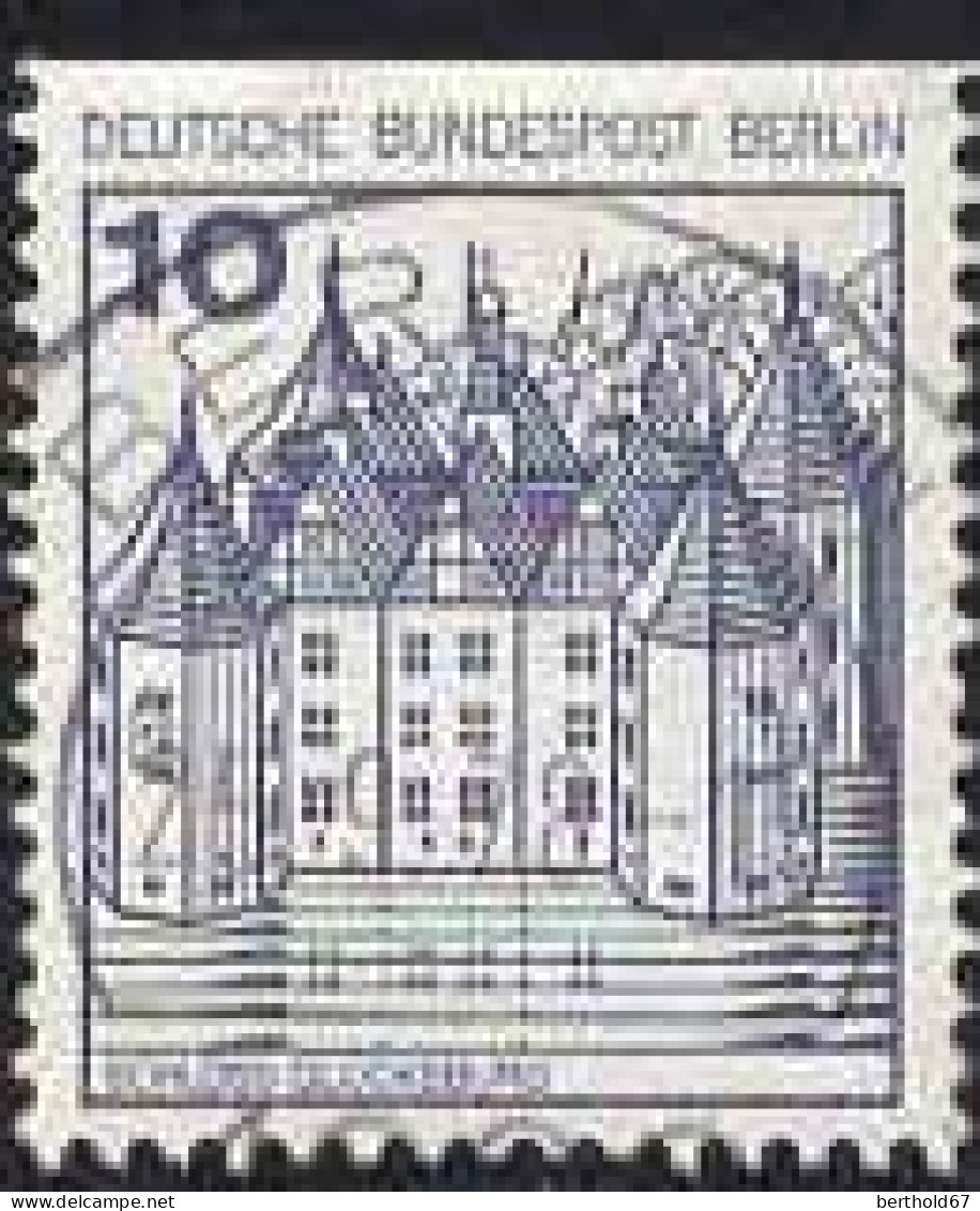 Berlin Poste Obl Yv:496b Mi:532D Schloss Glücksburg (Beau Cachet Rond) - Gebraucht