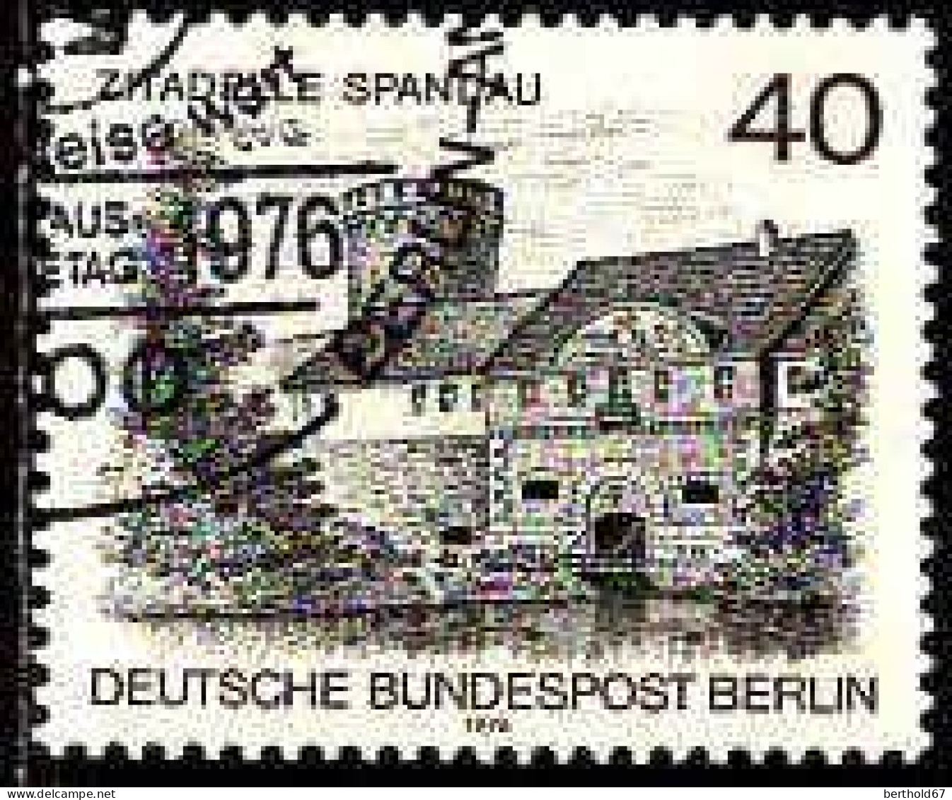 Berlin Poste Obl Yv:493 Mi:530 Zitadelle Spandau (TB Cachet Rond) - Used Stamps