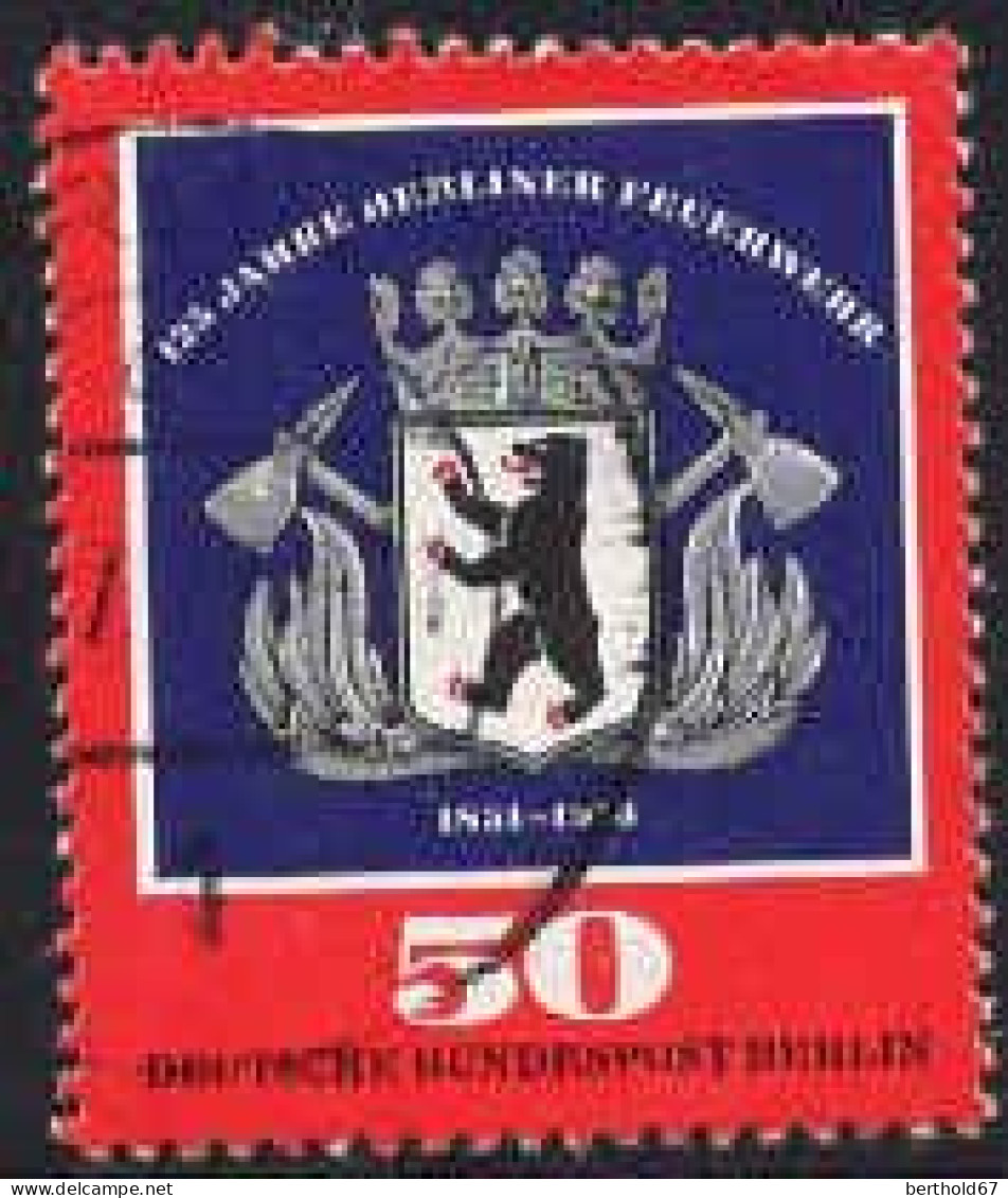 Berlin Poste Obl Yv:487 Mi:523 125 Jahre Berliner Feuerwehr (cachet Rond) - Used Stamps