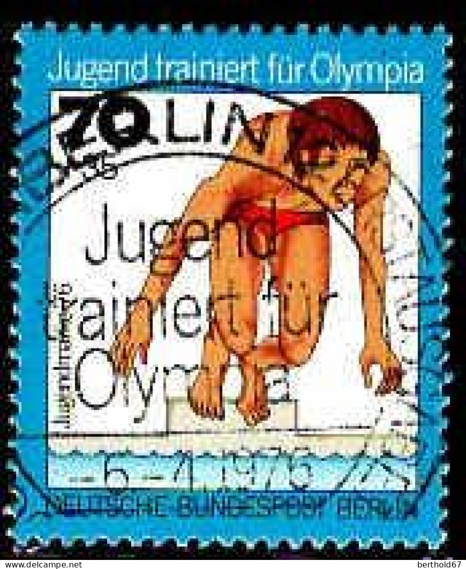 Berlin Poste Obl Yv:484 Mi:520 Jugendmarke Natation (TB Cachet à Date) 6-4-76 - Used Stamps