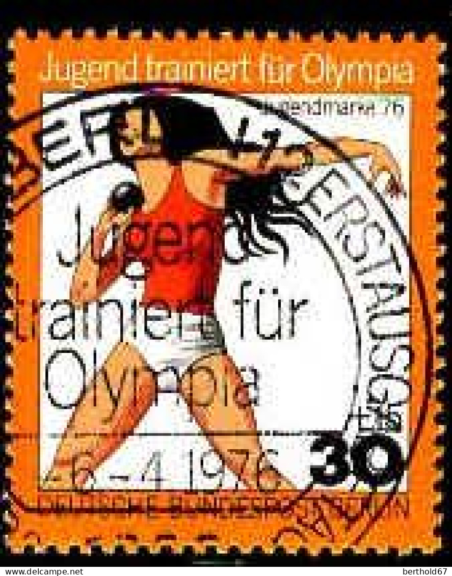 Berlin Poste Obl Yv:481 Mi:517 Jugendmarke Lancement Du Poids (TB Cachet à Date) Berlin 6-4-1976 - Gebraucht