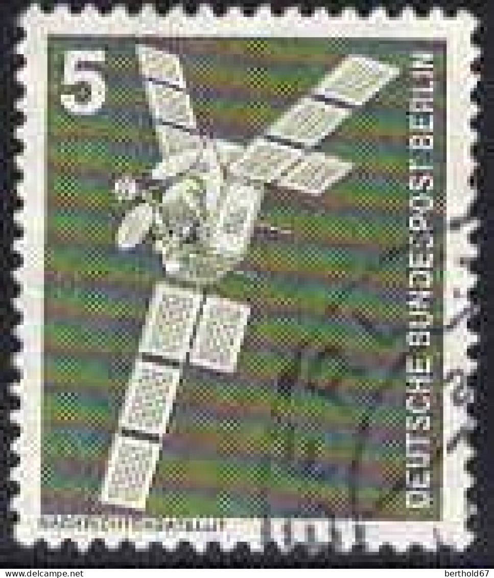 Berlin Poste Obl Yv:458 Mi:494 Nachrichtensatellit (Beau Cachet Rond) - Usados