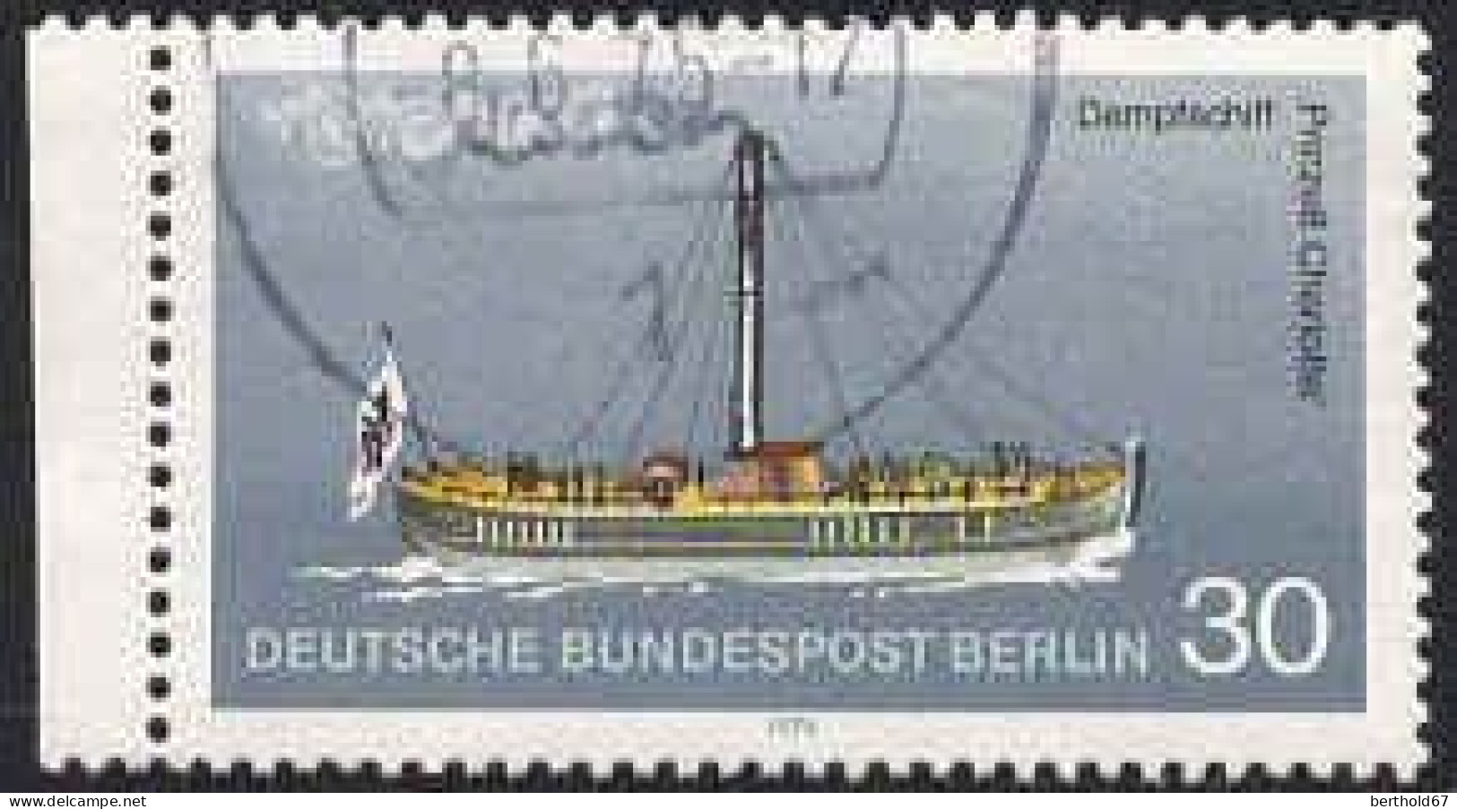 Berlin Poste Obl Yv:447 Mi:483 Dampfschiff Prinzeß Charlotte (cachet Rond) - Used Stamps