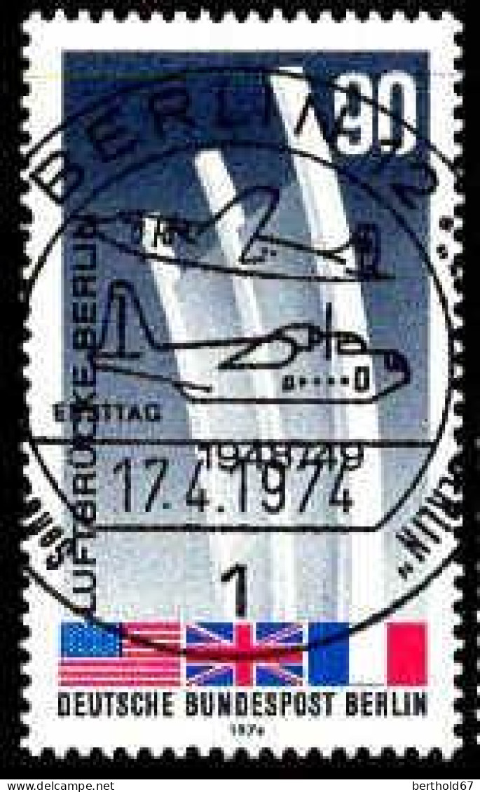 Berlin Poste Obl Yv:434 Mi:466 Luftbrücke Berlin (TB Cachet à Date) 17-4-74 - Usati