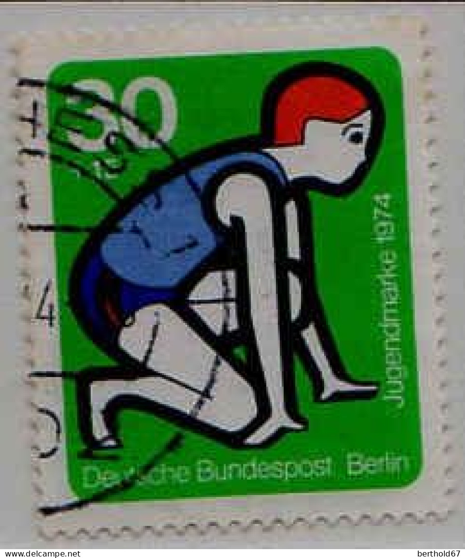Berlin Poste Obl Yv:431 Mi:469 Jugendmarke Le Sport (TB Cachet Rond) - Usati