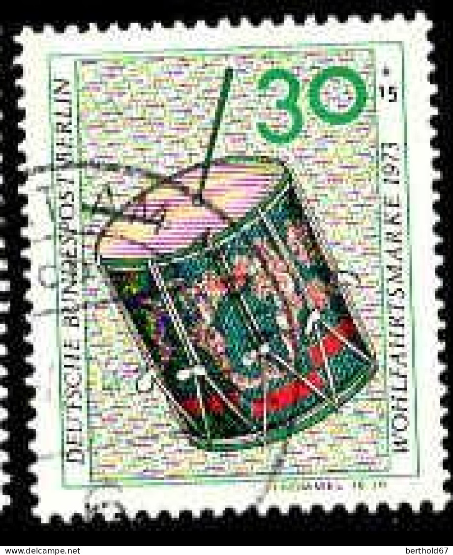 Berlin Poste Obl Yv:424 Mi:460 Wohlfahrtsmarke Trommel 16.Jh (cachet Rond) - Used Stamps