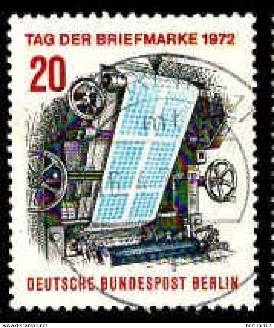 Berlin Poste Obl Yv:404 Mi:439 Tag Der Briefmarke Machine D'impression (TB Cachet Rond) - Gebruikt