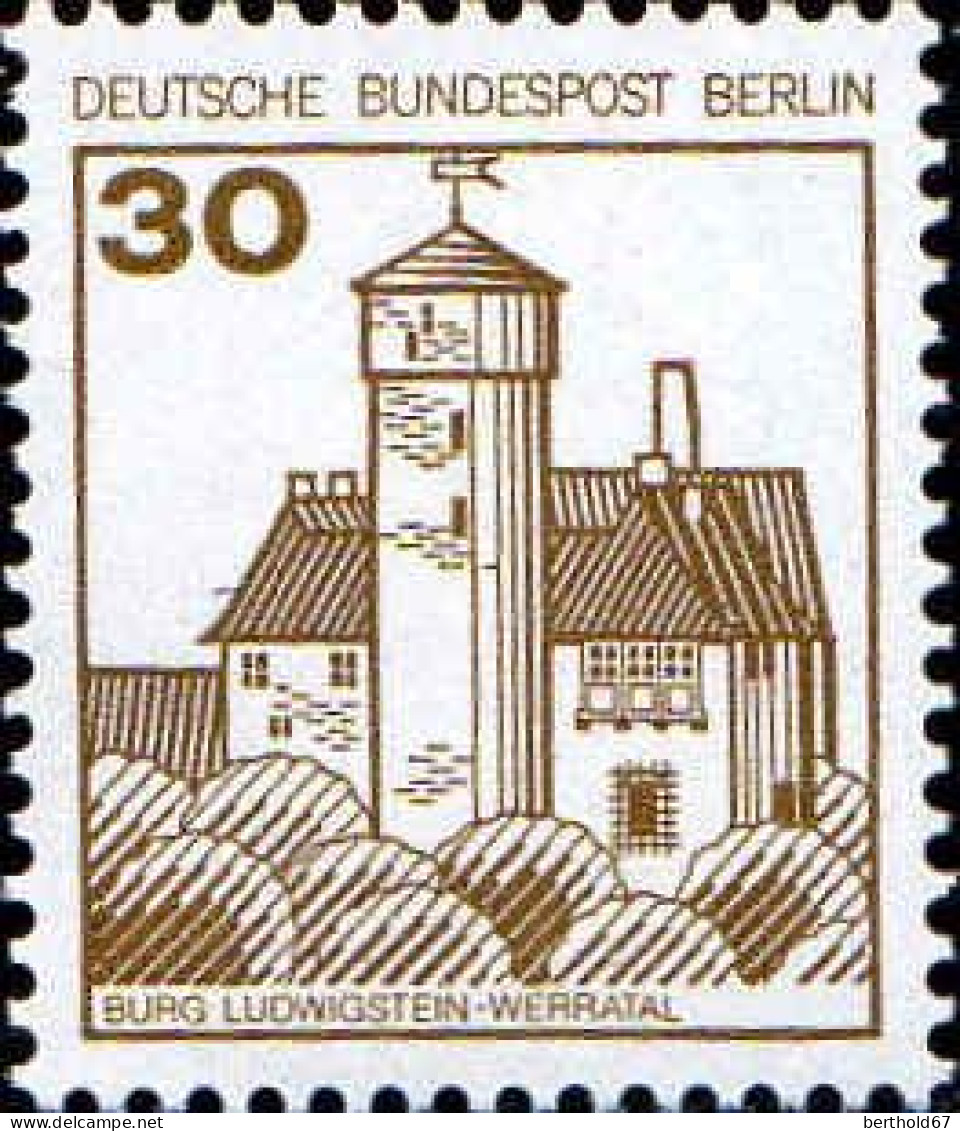 Berlin Poste N** Yv:498 Mi:534AI Burg Ludwigstein-Werratal - Unused Stamps
