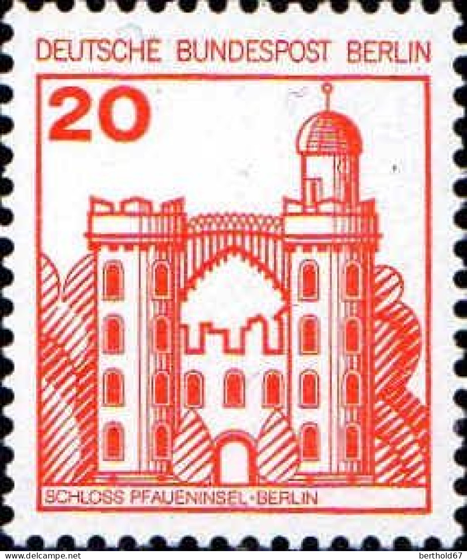 Berlin Poste N** Yv:497 Mi:533AI Schloss Pfaueninsel-Berlin - Unused Stamps