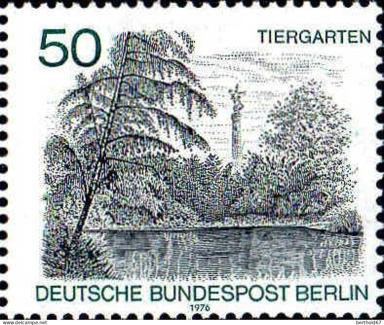 Berlin Poste N** Yv:494 Mi:531 Tiergarten - Unused Stamps