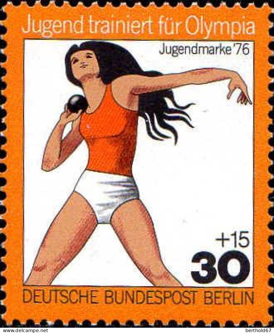 Berlin Poste N** Yv:481 Mi:517 Jugendmarke Lancement Du Poids - Unused Stamps