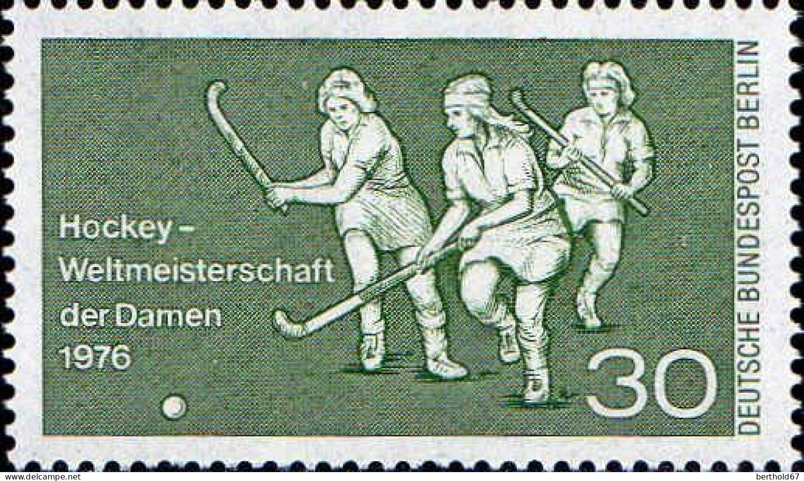 Berlin Poste N** Yv:485 Mi:521 Hockey-Weltmeisterschaft Der Damen - Nuovi