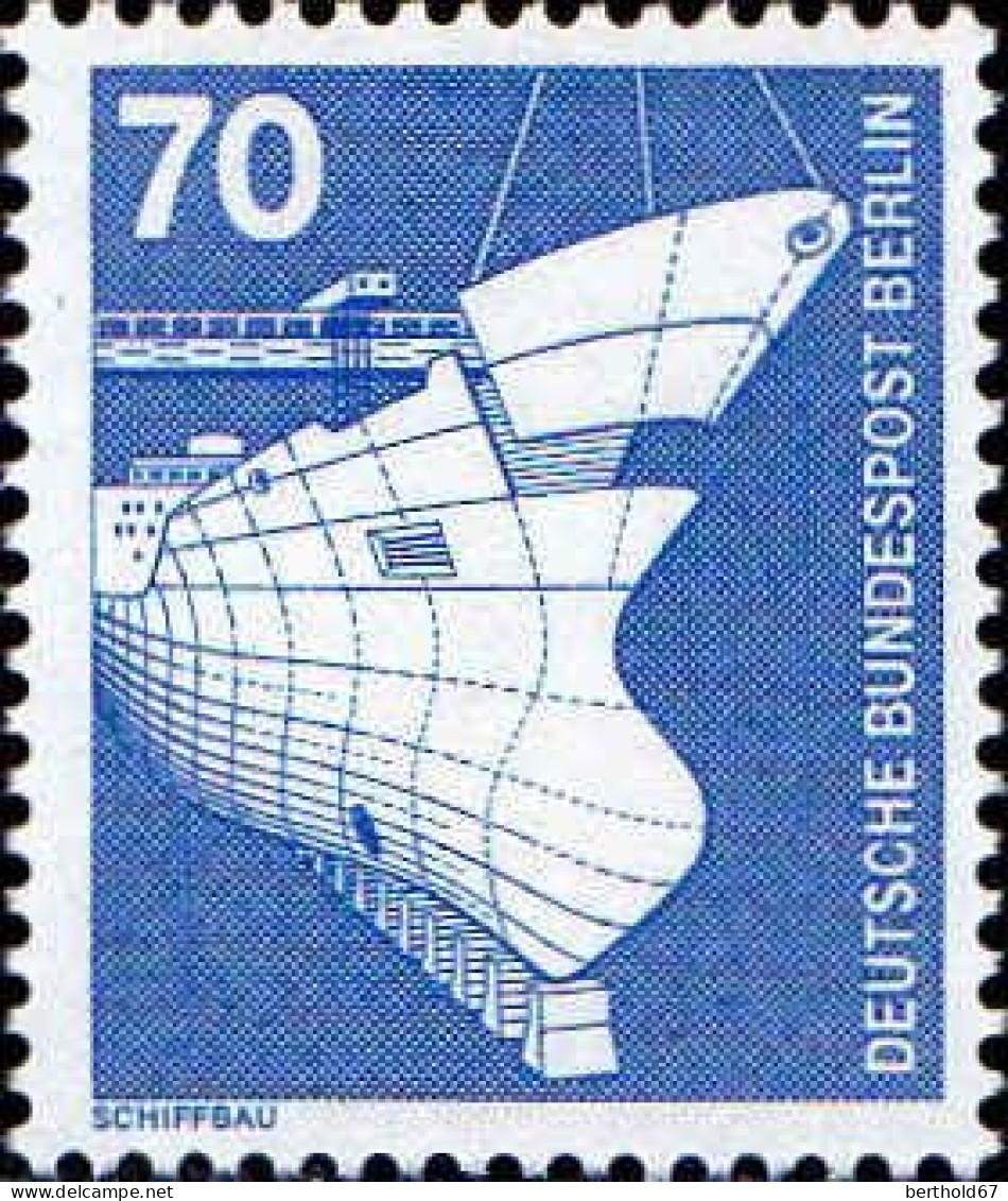 Berlin Poste N** Yv:464 Mi:500 Schiffbau Construction Navale - Ungebraucht
