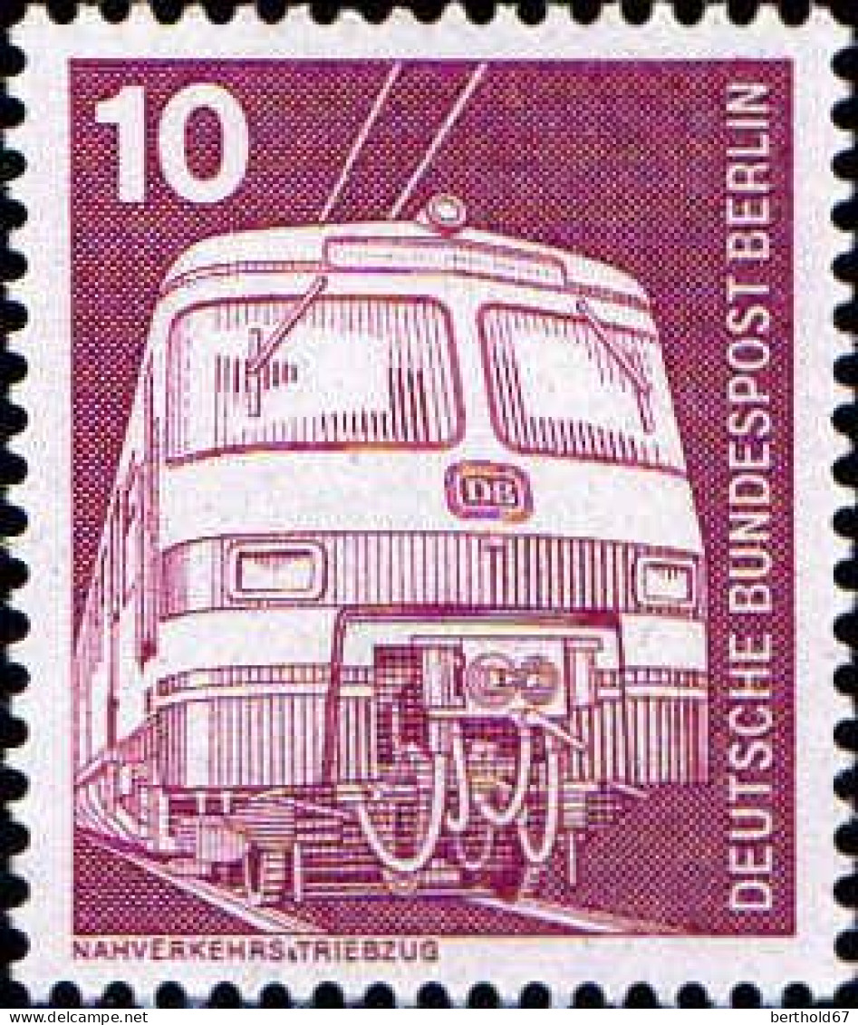 Berlin Poste N** Yv:459 Mi:495 Nahverkehrs-Triebzug - Unused Stamps