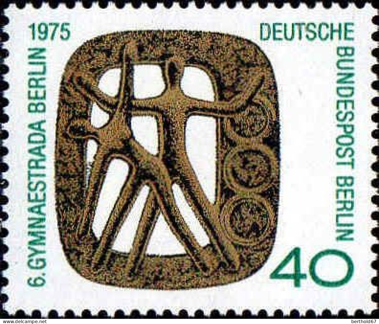 Berlin Poste N** Yv:457 Mi:493 6.Gymnaestrada Berlin - Unused Stamps