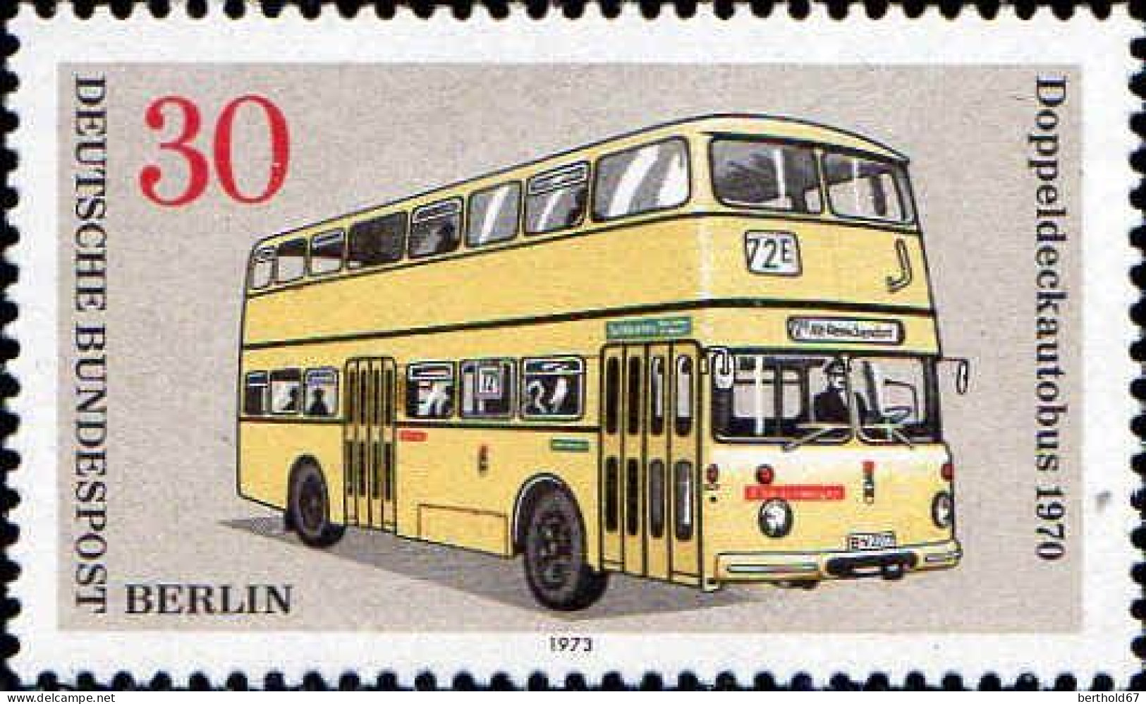 Berlin Poste N** Yv:421 Mi:449 Doppeldeckautobus - Unused Stamps