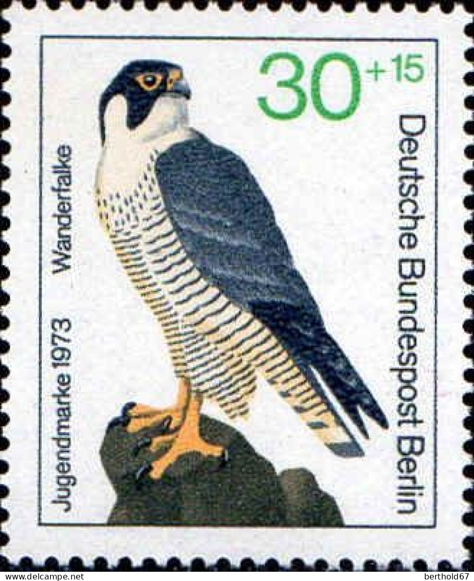 Berlin Poste N** Yv:408 Mi:443 Jugendmarke Wanderfalke - Unused Stamps