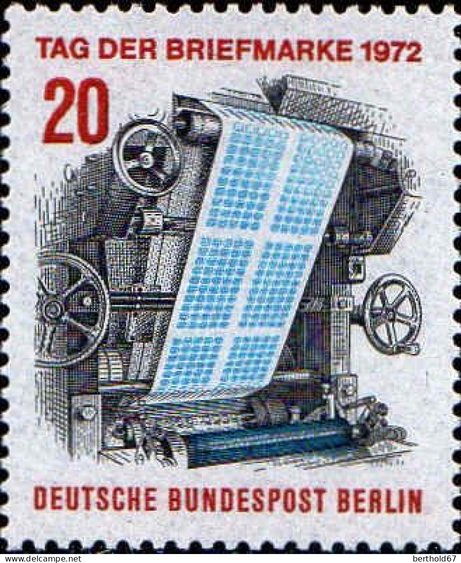 Berlin Poste N** Yv:404 Mi:439 Tag Der Briefmarke Machine D'impression - Ongebruikt